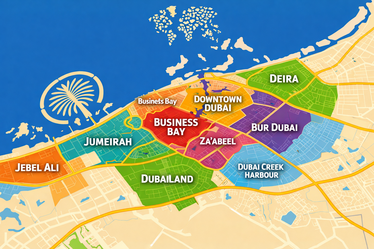 Dubai Districts